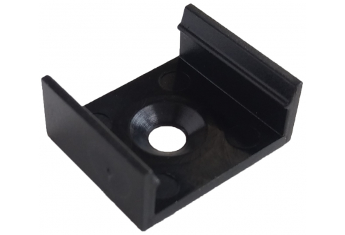 Alu Profile Normal Mounting Clip Black