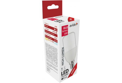 Bec LED Bright Stick T37 8W E14 WW Avide