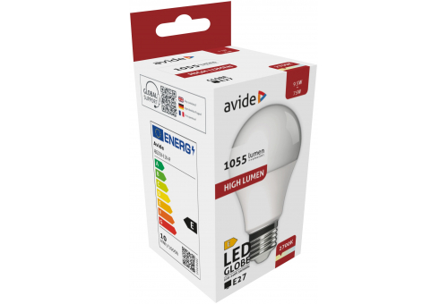 LED Globo A60 9.5W E27 EW