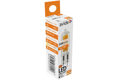 LED 3W G4 COB 12V NW 4000K