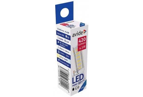 LED 4.5W G9CW 6400K