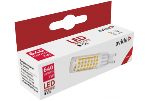 LED 7W G9 WW ležiaca