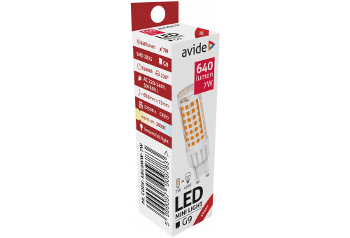 LED 7W G9 220° WW 3000K