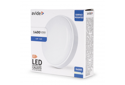 Bulkhead Lamp Callisto 14W CW 6400K White