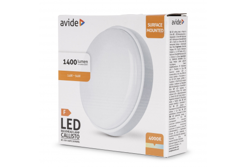 Bulkhead Lamp Callisto 14W NW 4000K White