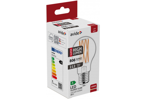 LED Filament Birnenform 3.8W E27 WW 3000K Super Hohe Lichtausbeute