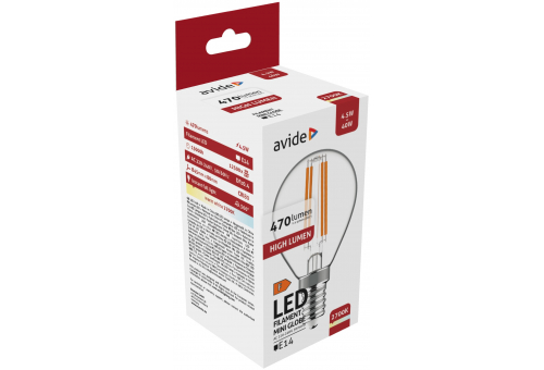 LED Filament Mini Globo 4.5W E14 WW