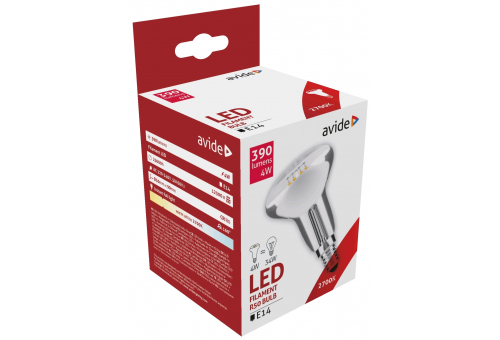 LED Filament R50 4W E14 160° WW 2700K