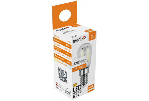 LED Filament T26 2W E14 NW 4000K