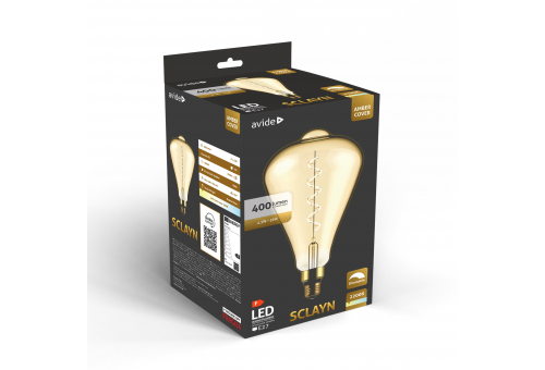 Bec LED Jumbo Filament Rialto Sclayn 4.5W E27 2200K dimabil