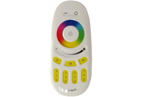 Telecomandă RF cu panou tactil pentru controler 4-zone 288W bandă LED 12V RGB+W Avide