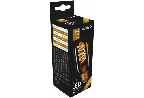 Bec LED Soft Filament T45 5W E27 EW Avide