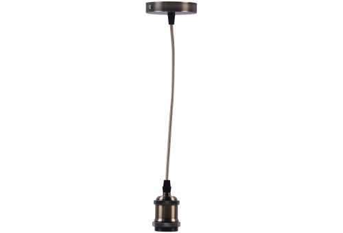 Pendant Lamp Socket Bronze 1xE27