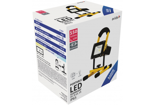 LED Flutlichter mit Akku 10W CW 6400K