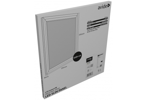 LED Panel 600x600mm 36W CW 120lm/W UGR+IP44 Industrial Range