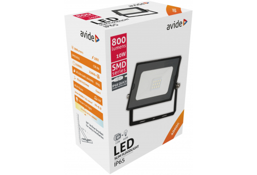 LED Refletor Slim SMD 10W NW conexão rápida.