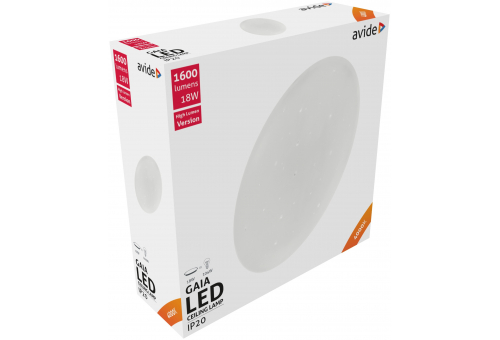 LED Mennyezeti Lámpa Gaia 18W 330*105mm NW