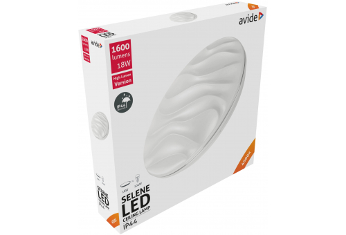 LED Luz de teto IP44 Selene 18W 330*68mm NW