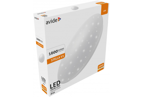 LED Deckenleuchte Stella V2 18W 330*65mm NW 4000K