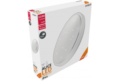 LED Luz de teto IP44 Alice 24W 380*110mm NW