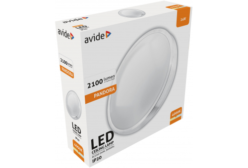 LED Deckenleuchte Pandora (Alu) 24W 380*110mm NW 4000K