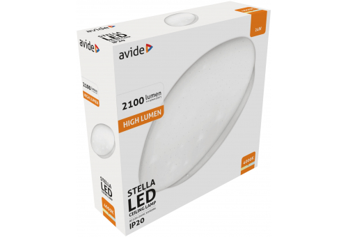 LED Luz de teto Stella (Csillagos) 24W 380*110mm NW High lumen