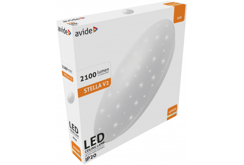 LED Luz de teto Stella V2 24W 380*65mm NW