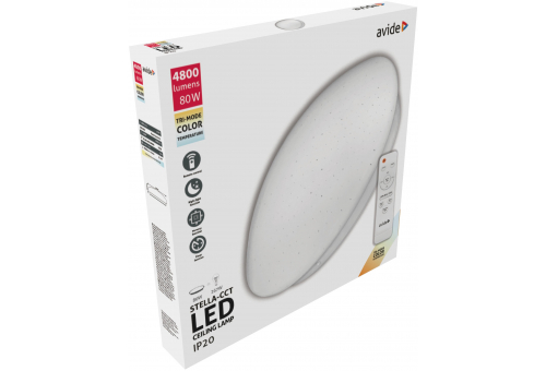 LED Luz de teto Stella-CCT 80W (40+40) Com telecomando