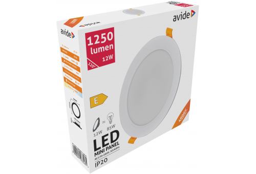 LED Encastrável Redondo Luz de teto Plástico 12W NW