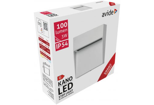 Vonkajšia schodisková lampa Kano LED 3W WW IP54 10.5cm