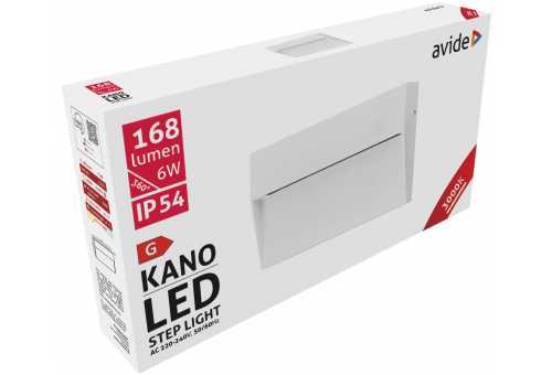 Lâmpada de escada exterior Kano LED 6W WW IP54 18cm