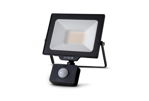 LED Opál Reflektor Slim SMD 30W NW 4000K Mozg.érz. PIR Gyorscsat.