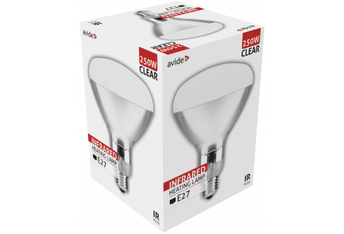 Bec Infra E27 250W transparent Avide Clear