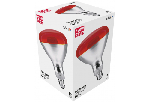 Infra Bulb E27 250W Red