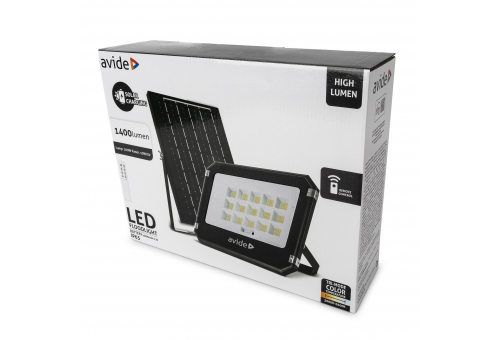 LED Szolár Reflektor CCT 100W, Szétválasztható Panel 10W/5V, 10000mAH, IP65, Távirányítóval