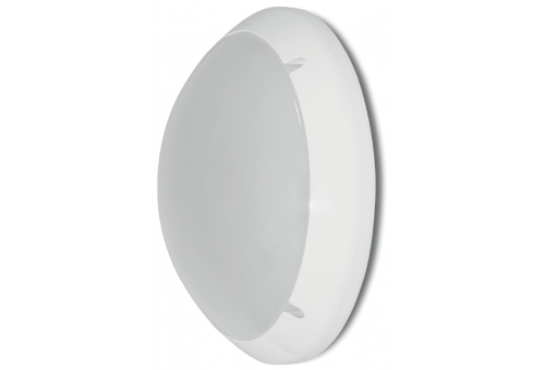 Avide Bulkhead Lamp Mars Round IP65 25W NW 4000K White + PIR